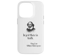 Shakespeare Quote In Jest There Is Truth, KIng Lear Case for iPhone 14 Pro