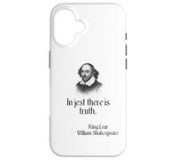 Shakespeare Quote In Jest There Is Truth, KIng Lear Case for iPhone 16