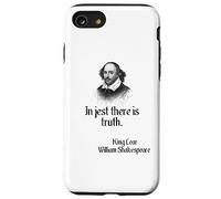 Shakespeare Quote In Jest There Is Truth, KIng Lear Case for iPhone SE (2020) / 7 / 8