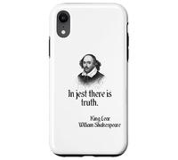 Shakespeare Quote In Jest There Is Truth, KIng Lear Case for iPhone XR