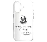 Shakespeare Quote - King Lear - Nothing Will Come of Nothing Case for iPhone 17