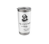 Shakespeare Quote King Lear Pray You Now, Forget and Forgive Stainless Steel Insulated Tumbler