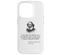 Shakespeare Quote - Love Looks Not With The Eyes Case for iPhone 14 Pro