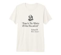 Shakespeare Quote - Now is The Winter of Our Discontent Premium T-Shirt