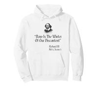 Shakespeare Quote - Now Is The Winter Of Our Discontent Pullover Hoodie