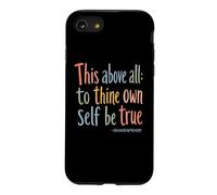 Shakespeare Quote This Above All: To Thine Own Self Be True Case for iPhone SE (2020) / 7/8