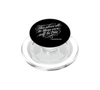 Shakespeare Quote This Above All: To Thine Own Self Be True PopSockets PopGrip for MagSafe