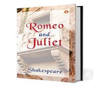 Shakespeare Romeo & Juliet Book - Paperback in White Shakespeare White