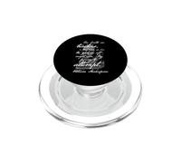 Shakespeare’s Quote In Handwriting Style Calligraphy Vintage PopSockets PopGrip for MagSafe