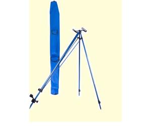 Shakespeare Salt Deluxe Beach Rod Rest / Tripod Telescopic 7ft With Case in Blue