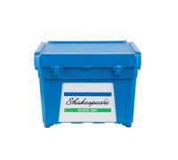 Shakespeare Seat Box One Size - Water-Resistant Fishing Tackle Storage, Twin Locking Latch - Blue