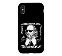 Shakespeare Shades Where There's a Will There's a Play Case for iPhone X/XS