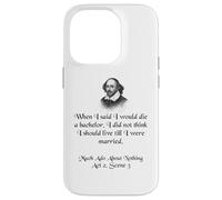 Shakespeare Shirt Much Ado About Nothing Shakespeare Quote Case for iPhone 14 Pro