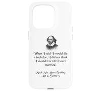 Shakespeare Shirt Much Ado About Nothing Shakespeare Quote Case for iPhone 15 Pro