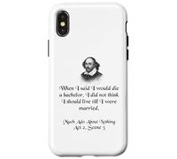 Shakespeare Shirt Much Ado About Nothing Shakespeare Quote Case for iPhone X/XS
