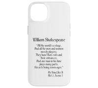 Shakespeare Shirt Quote - All The World's A Stage Case for iPhone 14 Plus