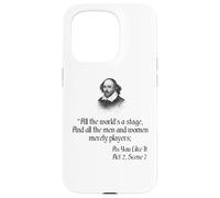 Shakespeare Shirt Quote - All The World's A Stage Case for iPhone 15 Pro