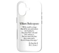 Shakespeare Shirt Quote - All The World's A Stage Case for iPhone 17