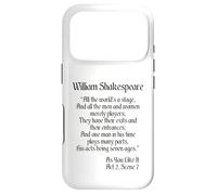 Shakespeare Shirt Quote - All The World's A Stage Case for iPhone 17 Pro