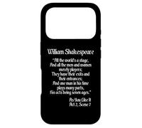 Shakespeare Shirt Quote - All The World's A Stage Case for iPhone 17 Pro