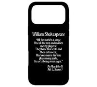 Shakespeare Shirt Quote - All The World's A Stage Case for iPhone 17 Pro Max