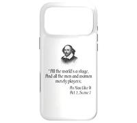 Shakespeare Shirt Quote - All The World's A Stage Case for iPhone 17 Pro Max