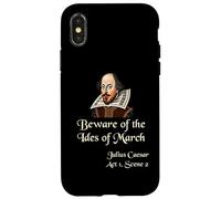 Shakespeare Shirt Quote - Beware of the Ides of March Case for iPhone X/XS