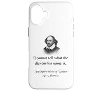 Shakespeare Shirt Quote from The Merry Wives of Windsor Case for iPhone 16 Plus
