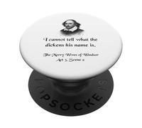 Shakespeare Shirt Quote from The Merry Wives of Windsor PopSockets Adhesive PopGrip