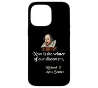 Shakespeare Shirt Quote Now is the Winter of Our Discontent Case for iPhone 14 Pro Max