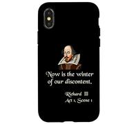 Shakespeare Shirt Quote Now is the Winter of Our Discontent Case for iPhone X/XS