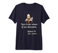 Shakespeare Shirt Quote Now is The Winter of Our Discontent Premium T-Shirt