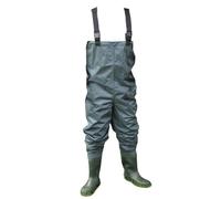 Shakespeare Sigma Nylon Chest Wader, Overalls, Waders, For Wading , Fly Fishing , Hunting , Muck Work, Unisex, Grey/Green, EU 44 | UK 10 |US 11