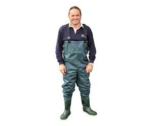 Shakespeare Sigma Nylon Fishing Chest Waders Green Coarse Game Fly Carp Trout