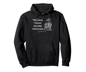 Shakespeare Style Romantic Quote When I Saw You Literature Pullover Hoodie