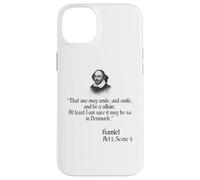 Shakespeare T-Shirt - That One May Smile and Smile Quote Case for iPhone 14 Plus