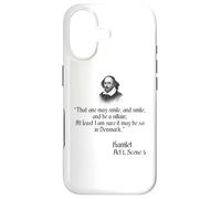 Shakespeare T-Shirt - That One May Smile and Smile Quote Case for iPhone 17