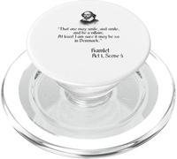 Shakespeare T-Shirt - That One May Smile and Smile Quote PopSockets PopGrip for MagSafe