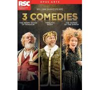Shakespeare: Three Comedies DVD (2021) William Shakespeare cert E 3 discs
