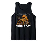 Shakespeare Will Play Pun Theatre Bard Literary Humor Tank Top
