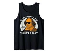 Shakespeare Will Play Pun Theatre Bard Literary Humor Tank Top