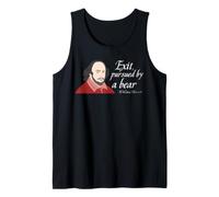 Shakespeare Winter's Tale Bear Quote Literary Theatre Humor Tank Top