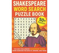 Shakespeare Word Search Book: 50+ Word Searches about Shakespeare and his Plays | 6x9 Inches, 110 Pages | Gift for Actors and Lovers of Shakespeare
