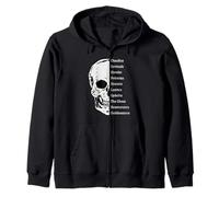 Shakespeare's Hamlet Cast & Skull Zip Hoodie