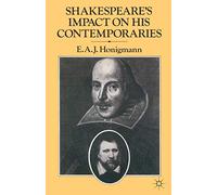Shakespeare's Impact on his Contemporaries – Macmillan