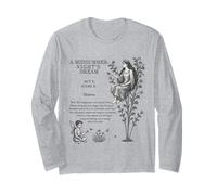 Shakespeare's Midsummer Night Dream Classic Comedy Graphic Long Sleeve T-Shirt
