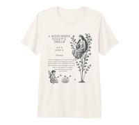 Shakespeare's Midsummer Night Dream Classic Comedy Graphic Premium T-Shirt