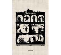 Shakespeare's Plays Notebook: 6"x9" lined notebook or journal; 100 pages