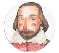 Shakespeare's Portrait Jigsaw Puzzles Puzzle for Adults Kids. 1000 Pieces Character Portrait Impossible Challenge Toy Educational Games Home Decoration for Adults& Kids Age 14 Years Up 1000pcs (67.5x6