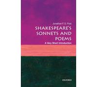 Shakespeare's Sonnets and Poems – A Very Short Introduction (Very Short Introductions)